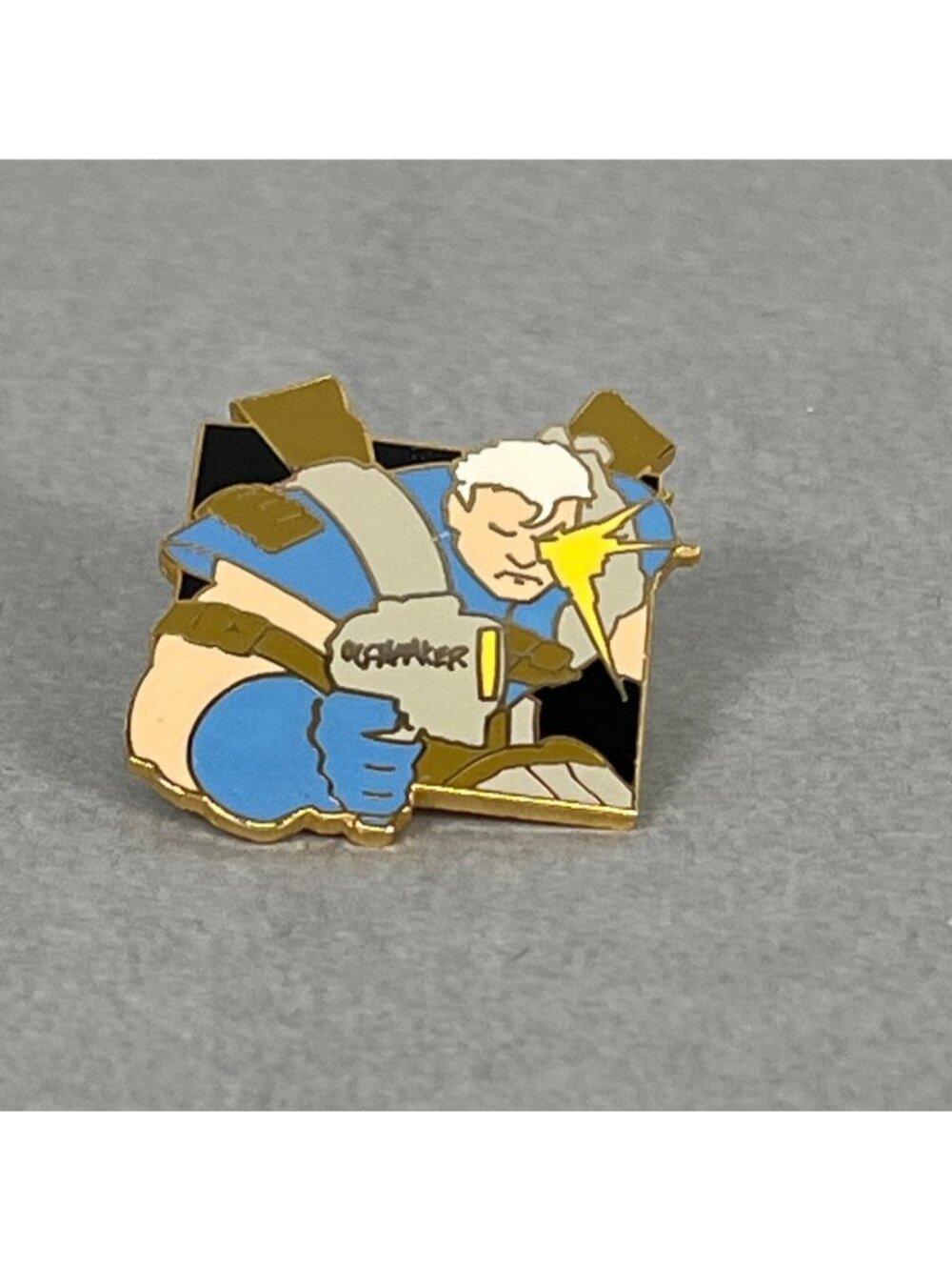 Capcom Street Fighter Guile Sonic Boom Enamel Pin Vintage